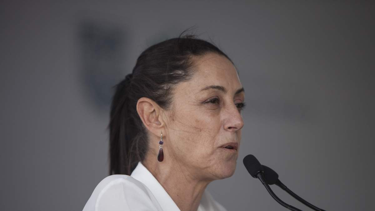 La jefa de gobierno Claudia Sheinbaum