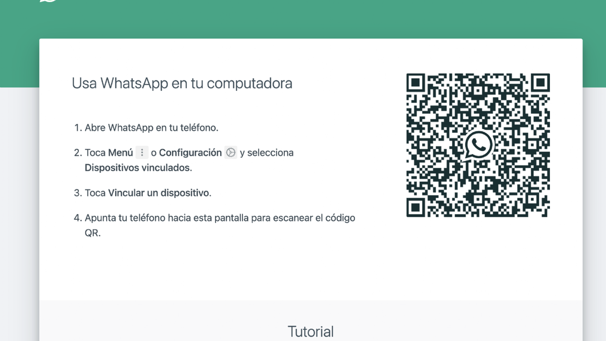 WhatsApp Web. Fuente: (Instagram)