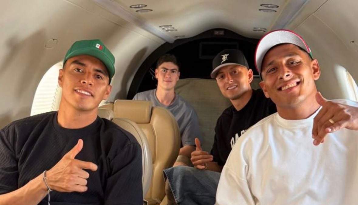 Raúl Rangel, Luis Romo, Roberto Alvarado y Armando González viajan rumbo a CDMX
