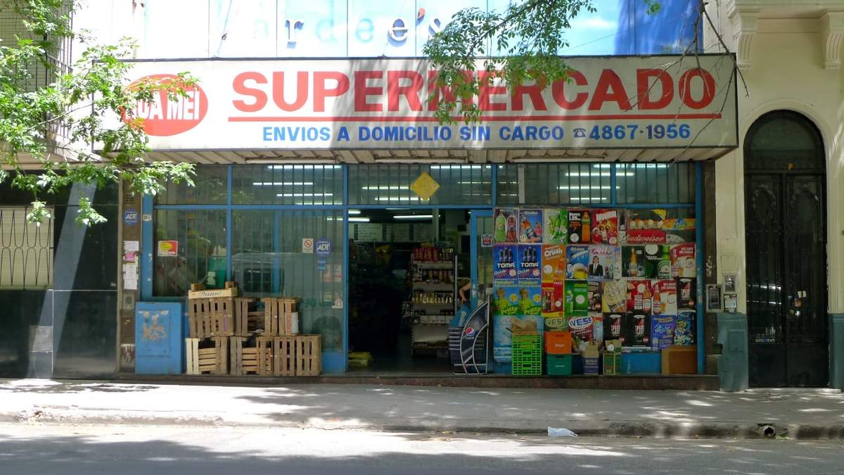 Un supermercado chino. Fuente: (Twitter)