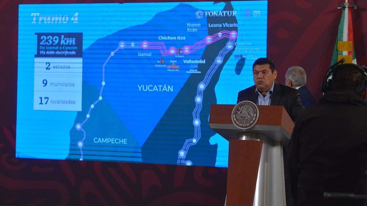 Javier May, director de Fonatur, habló sobre el  Tramo 4 del Tren Maya