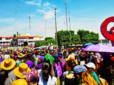 El #8M en el oriente del Edomex: 'las mujeres de la periferia existen y resisten”