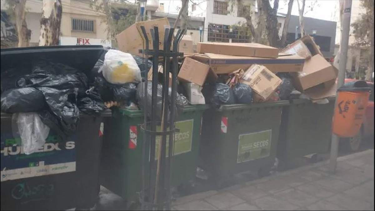 Continúa la disputa por recolección de residuos en Neuquén. Fuente: (Facebook)