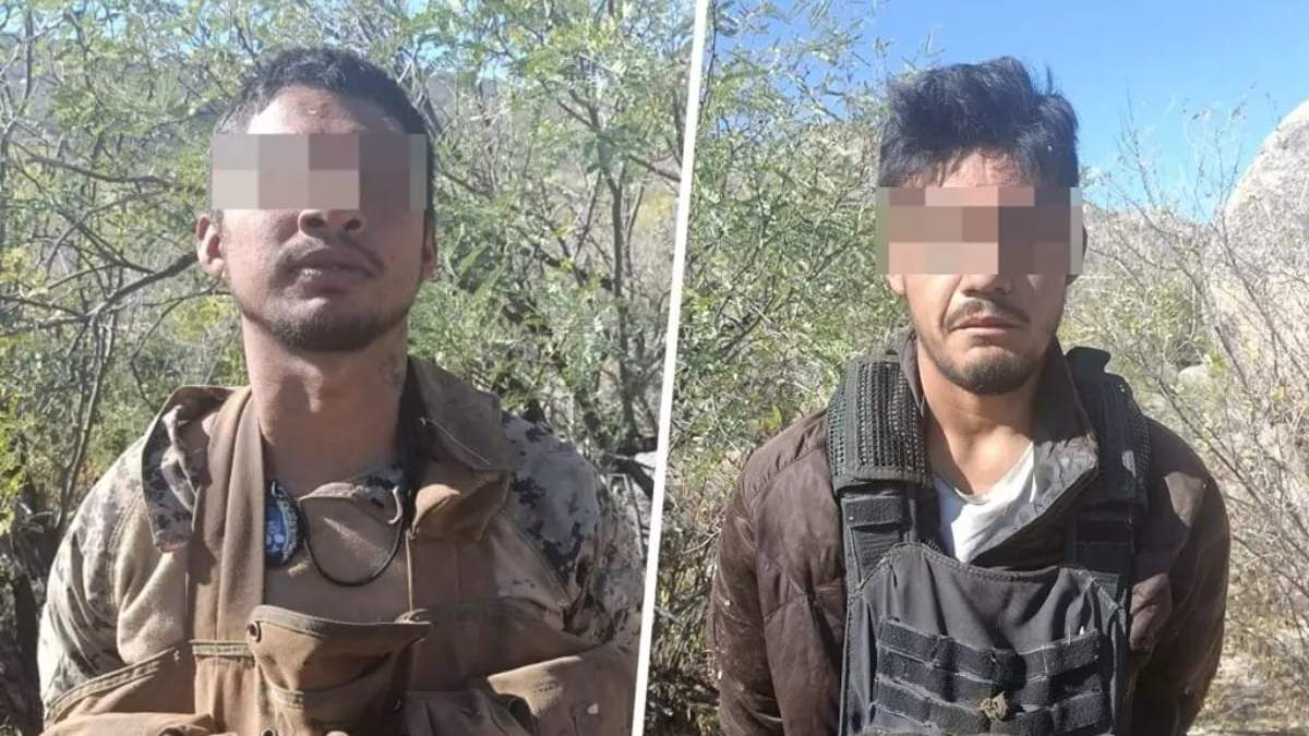 Los hombres detenidos
