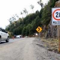 Ruta 40, instalan nuevos elementos de seguridad vial