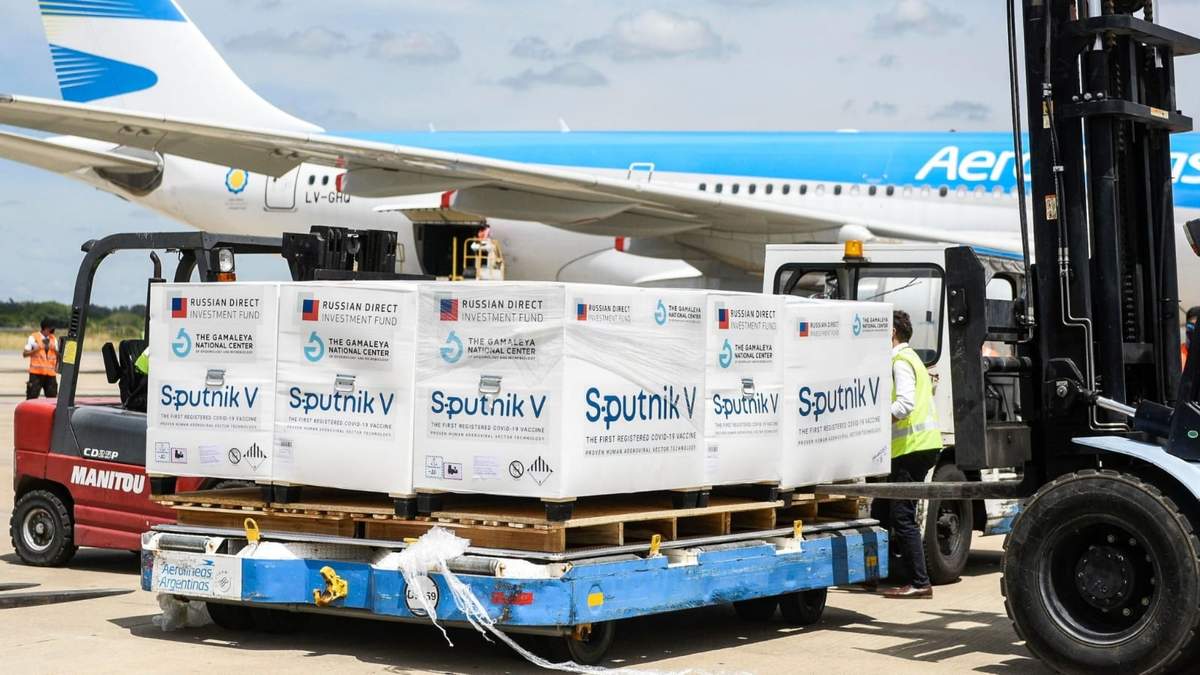 La vacuna contra el coronavirus Sputnik V. Fuente: (Twitter)