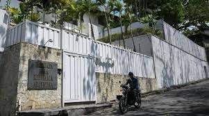 La embajada argentina en Caracas.