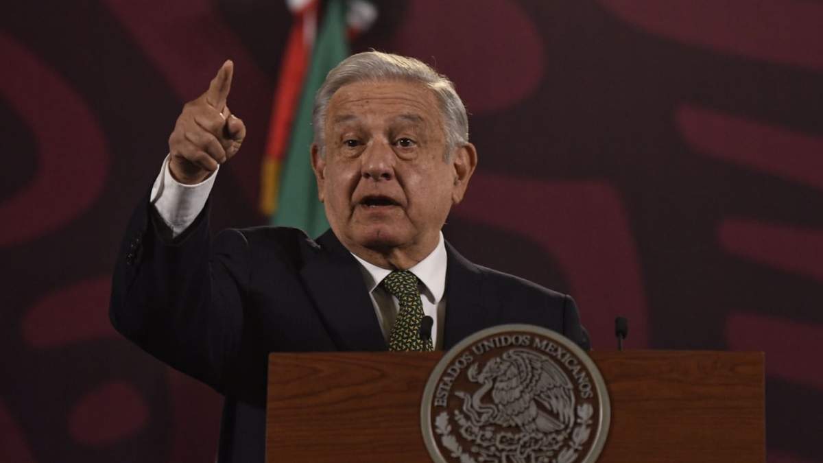 El presidente Andrés Manuel López Obrador en la conferencia mañanera