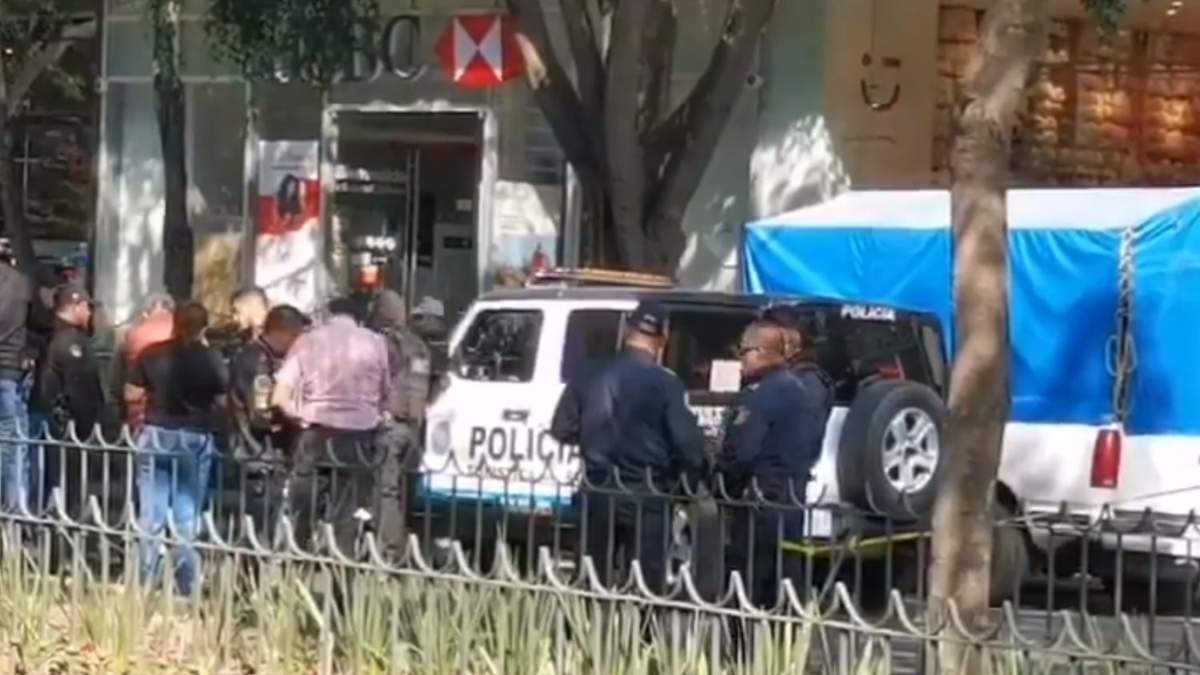 Los asaltantes llevaron a sus víctimas al cajero del banco HSBC