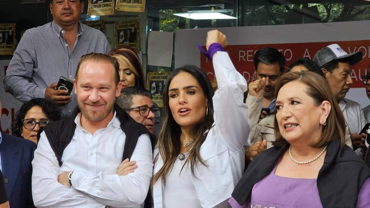 Santiago Taboada, Alessandra Rojo de la Vega y Xóchitl Gálvez