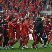 Gales vence a Ucrania y clasifica a un Mundial después de 64 años de ausencia