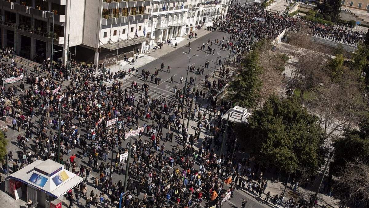 Las protestas en Grecia