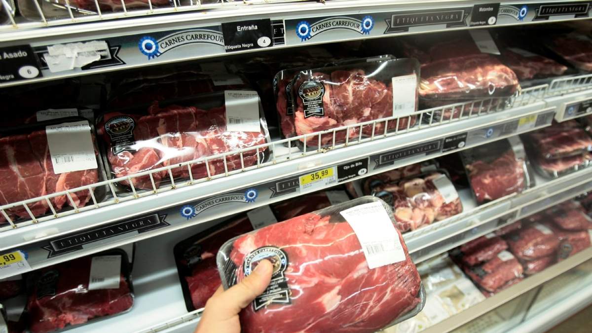 El precio de algunos cortes no se modificaría en septiembre pero sí las semanas posteriores. Fuente: (Twitter)