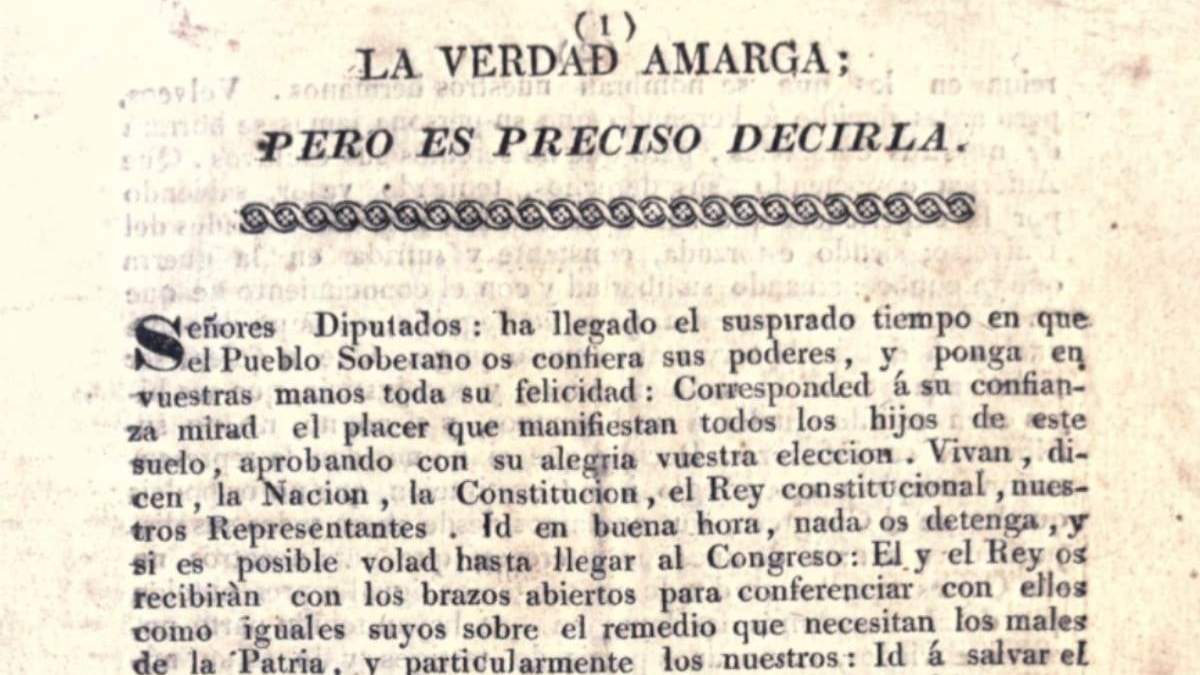 La verdad amarga: pero es preciso decirla, de Rafael Dávila