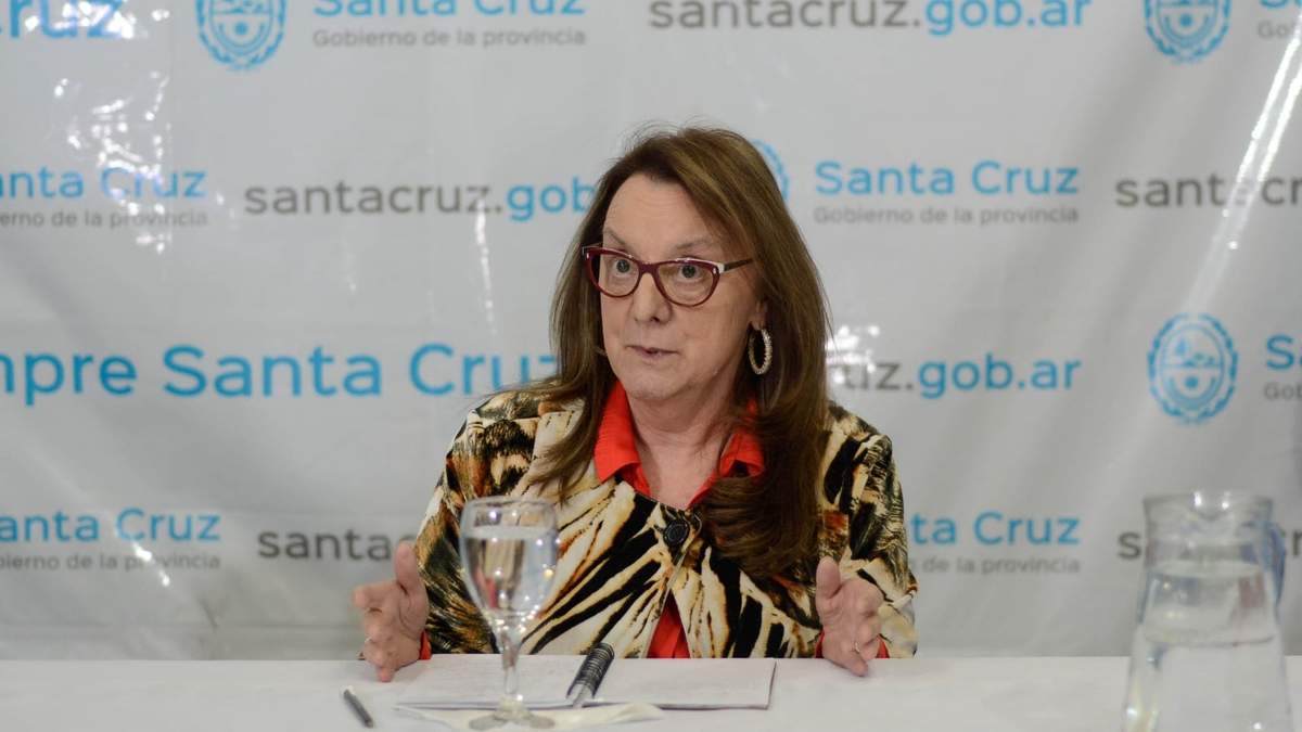 Alicia Kirchner, gobernadora de Santa Cruz. Fuente: (Twitter).
