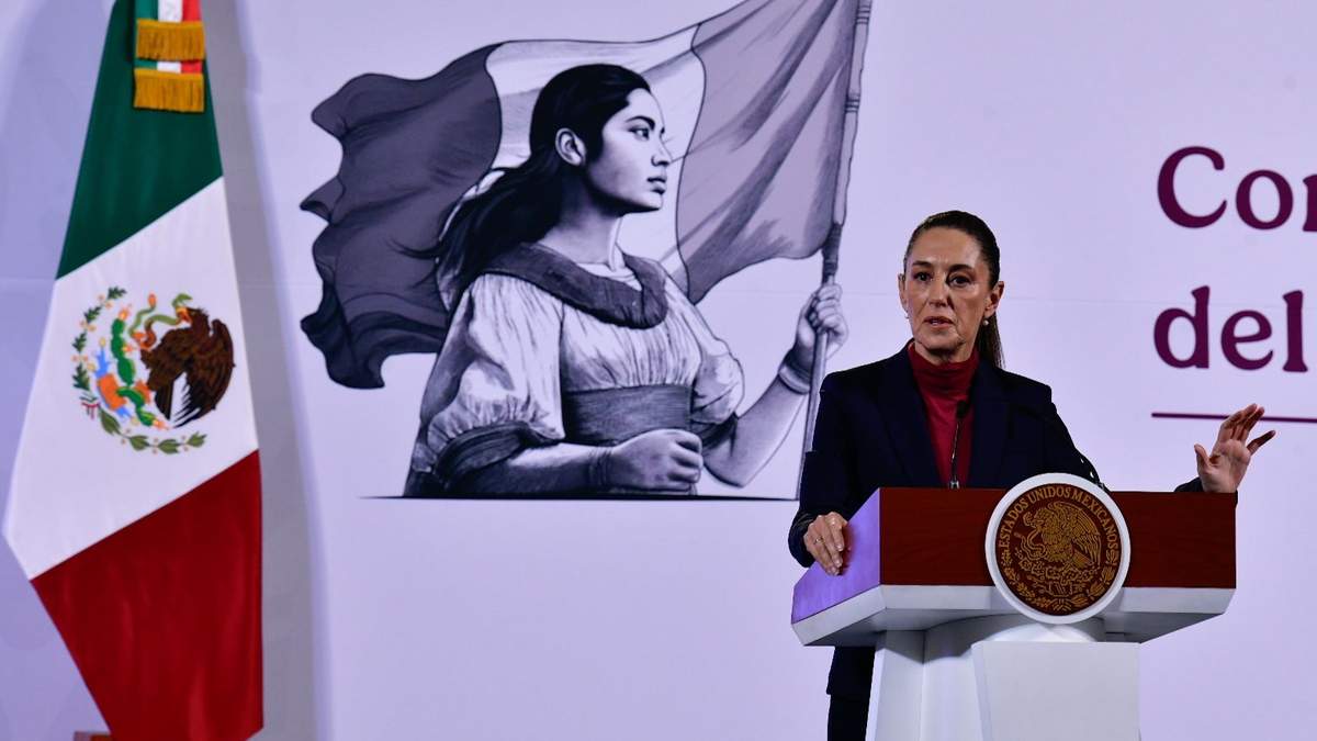 La presidenta en Palacio Nacional