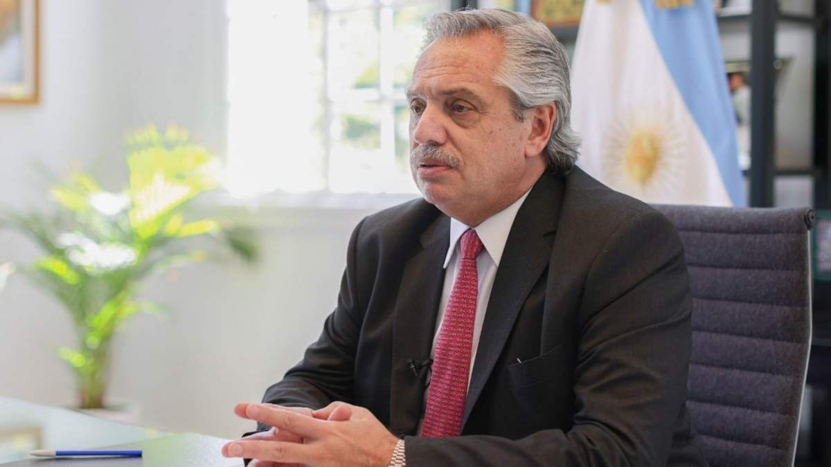 El presidente Alberto Fernández.