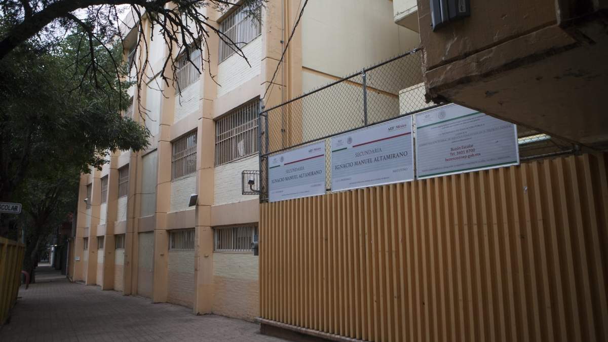 Una escuela pública de la CDMX