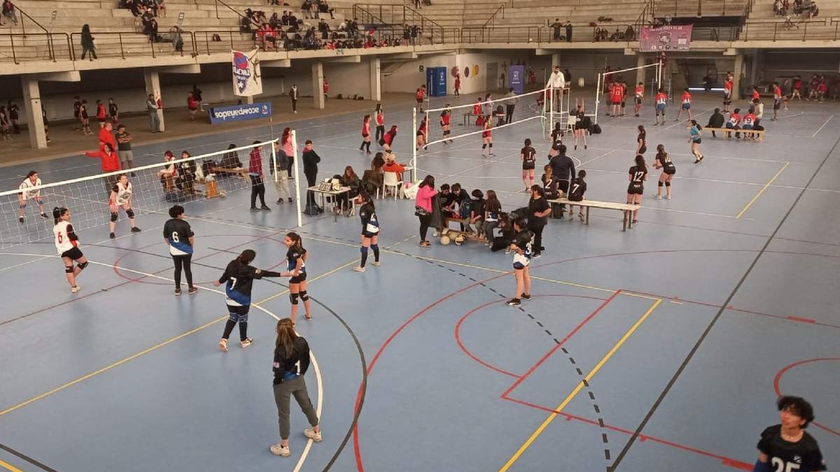El Polideportivo de Loncopué. Fuente: (Twitter)