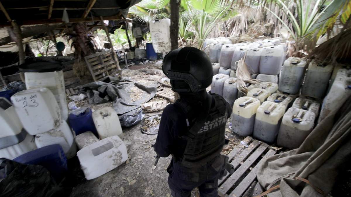 Narcolaboratorio en Sinaloa