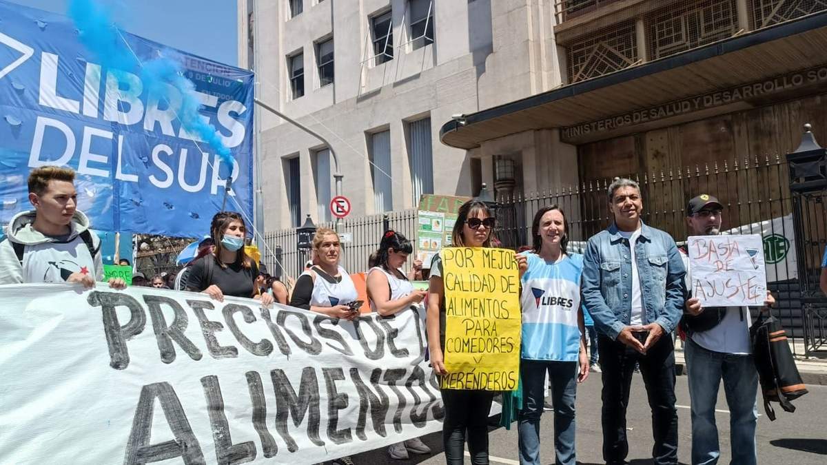 Movilización de Libres del Sur. Fuente: Facebook
