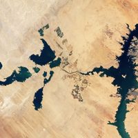 Lagos en el desierto egipcio alcanzan una extensión sin precedentes