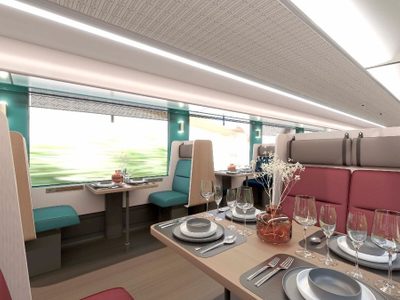 Camarotes, restaurant, cafetería… así lucirá el interior de los vagones del Tren Maya