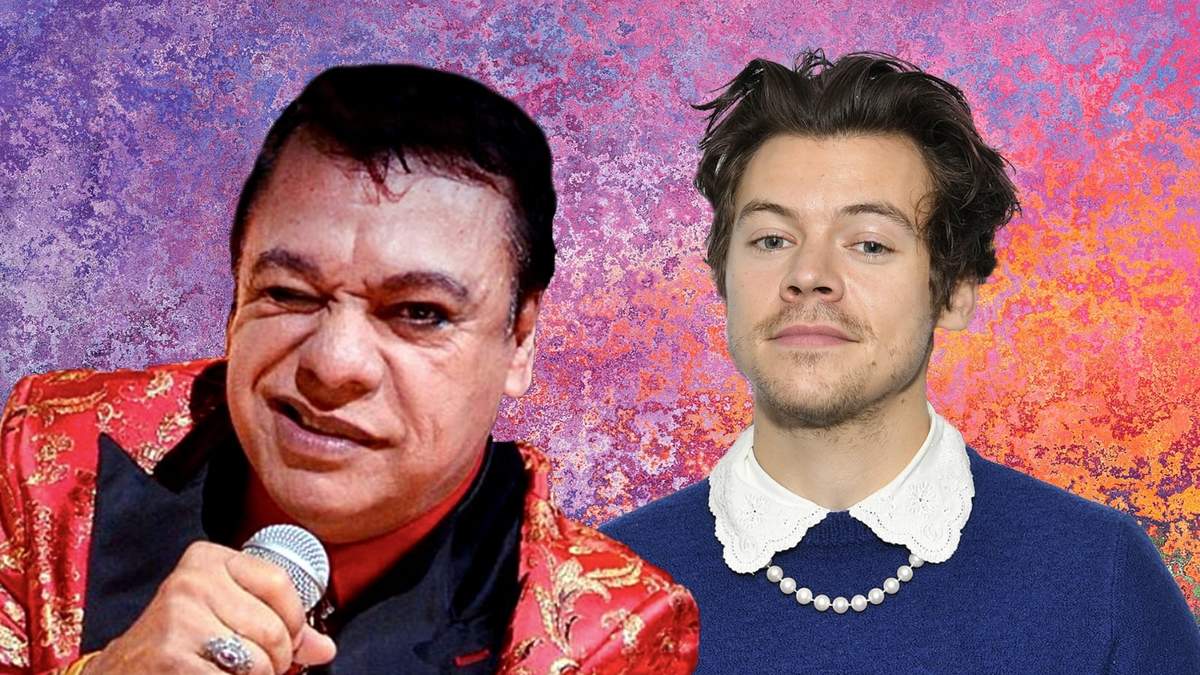 Juan Gabriel y Harry Styles. Fuente: (MInuto Neuquén)