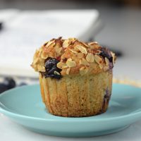 Muffins de avena, banana y arándanos: súper esponjosos, una receta llena de sabor para una merienda 10