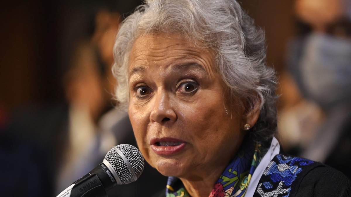 La secretaria de Gobernación, Olga Sánchez Cordero