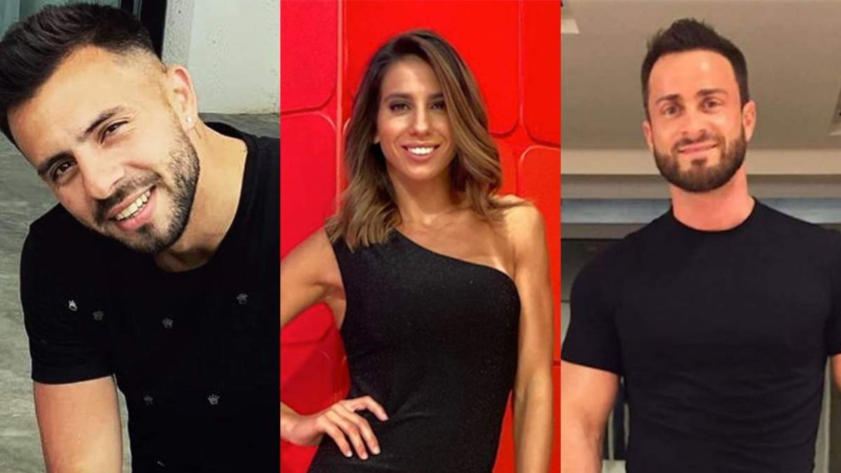 Cinthia Fernández, Martín Baclini y Matías Defederico. Fuente: (Instagram)