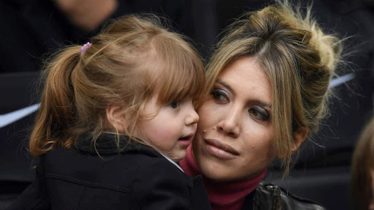 Wanda Nara y su hija Isabella. Fuente: (Instagram)