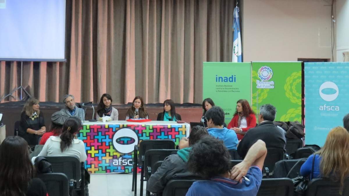 Reunión de funcionarios del INADI. Fuente: (Twitter)