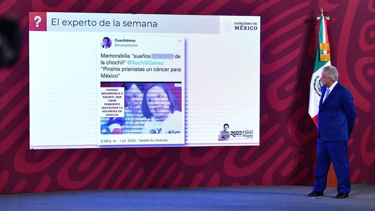 AMLO habló sobre la senadora panista, Xóchitl Gálvez, en la mañanera