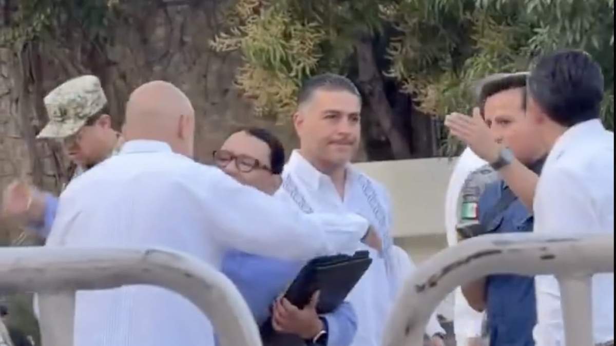 Rosa Icela Rodríguez y Omar García Harfuch, el sábado en Acapulco