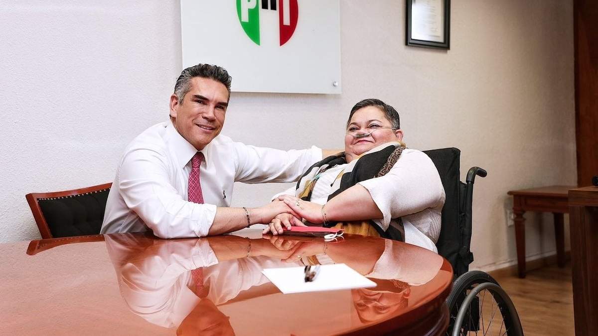 El líder nacional del PRI y la legisladora fallecida