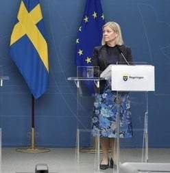 La ministra de Exteriores de Suecia, Ann Linde