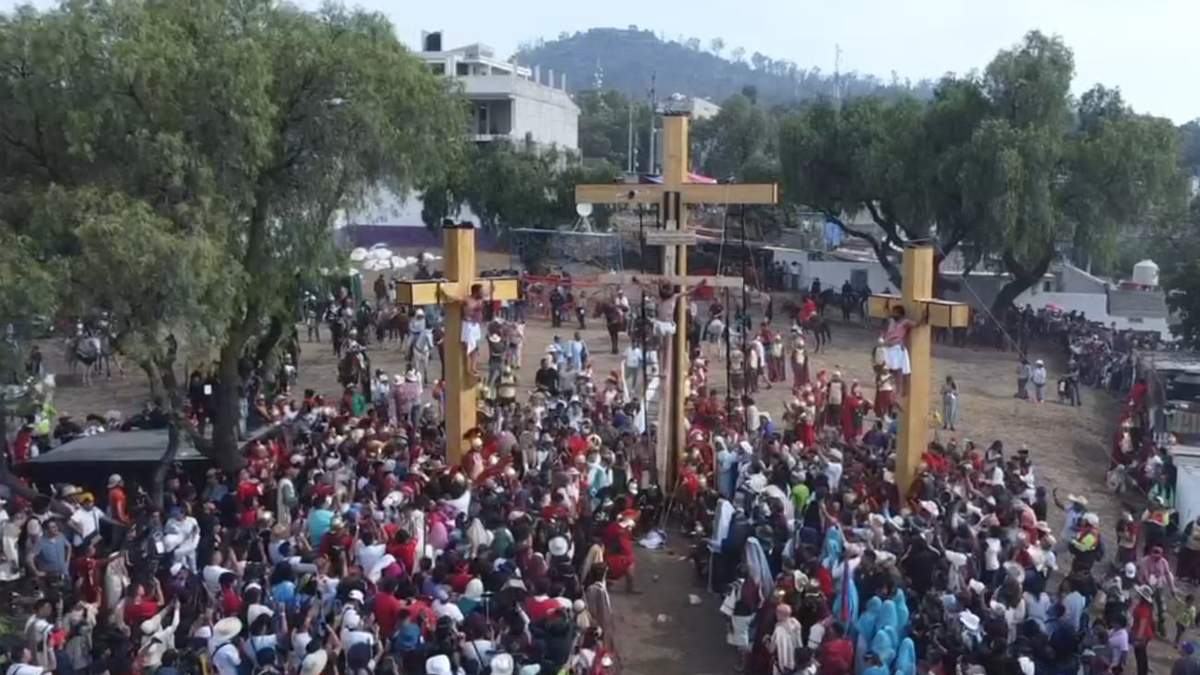 La crucifixión en Iztapalapa