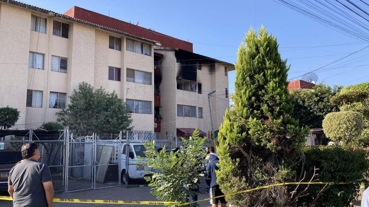 El incendio, en un departamento de la colonia Villa de Oriente.