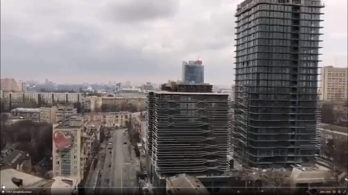 Ataques a edificio contigua a la embajada de México en Kiev, Ucrania