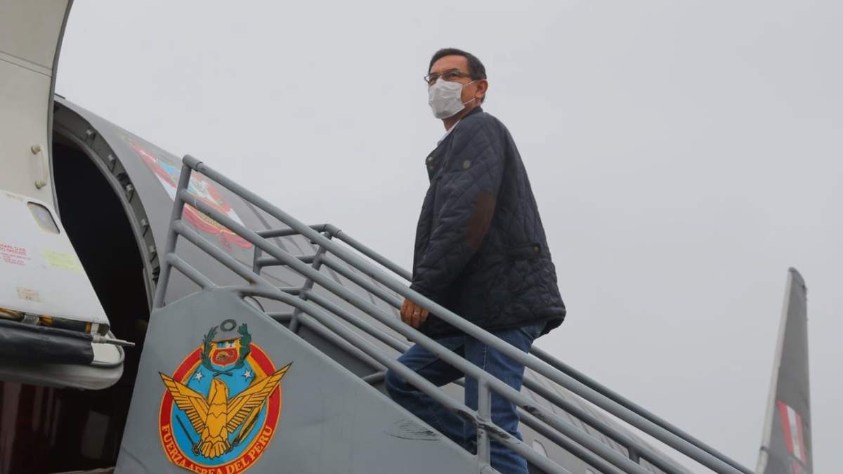El presidente Martín Vizcarra