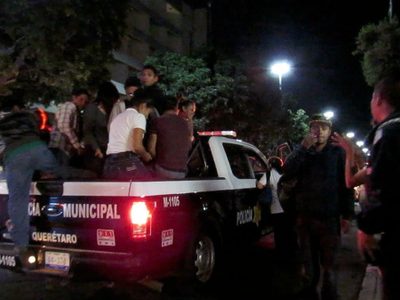 Paro parcial del transporte público urbano afecta a miles en Querétaro