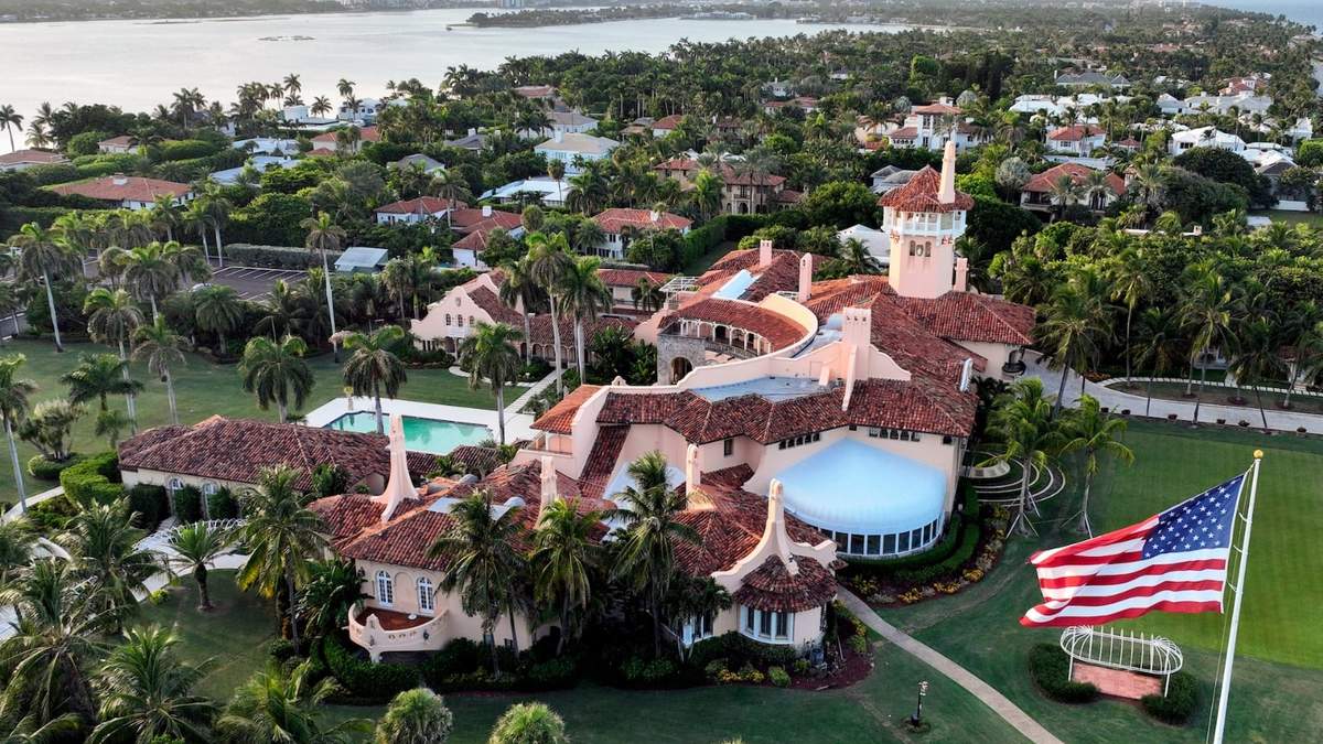 Vista aérea de Mar-a-Lago