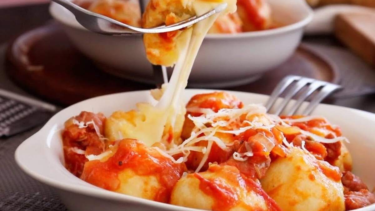 Ñoquis rellenos. Fuente: (X)