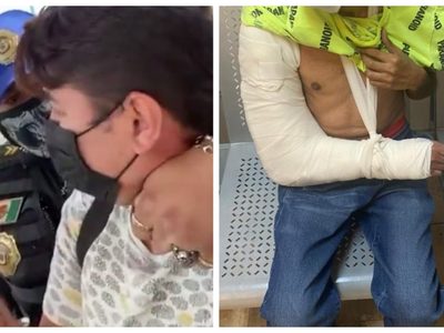 Policía del Metrobús agrede a dos sordos y le rompe el brazo a uno (Videos)