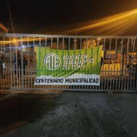 Nuevamente, ATE Centenario bloqueó los portones del corralón municipal y promete ir por más