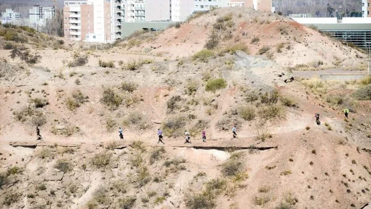 Zona de Barda en Neuquén. Fuente: (Agustín Martínez).