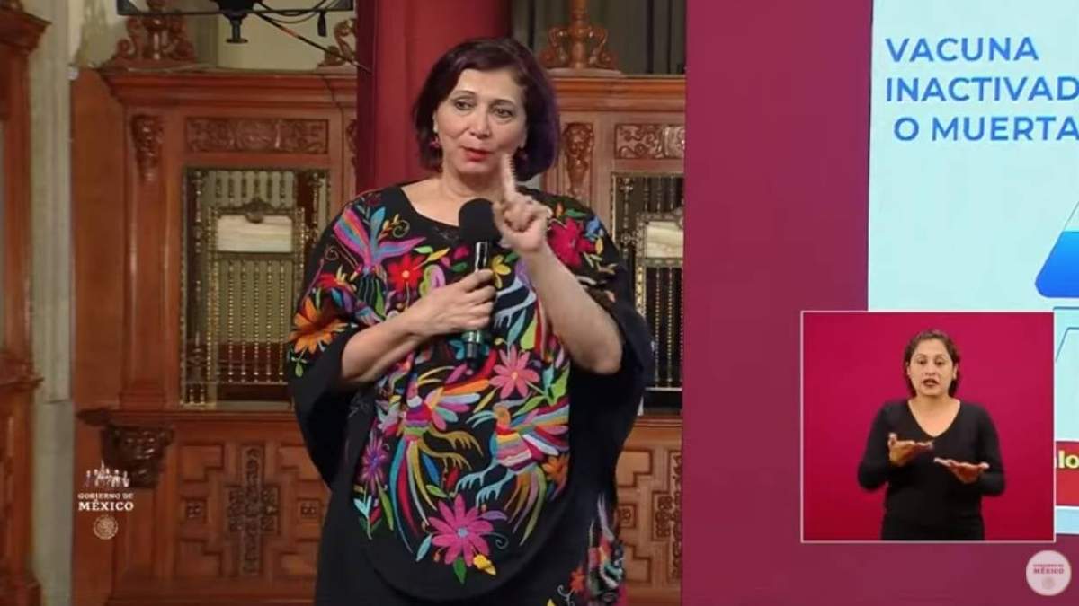 La doctora Miriam Esther Veras Godoy, durante su participación en la conferencia de Covid-19 el pasado 1 de octubre
