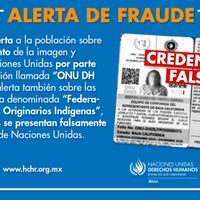 Piratean a la ONU-DH para fraudes y cobros de miles de pesos por viviendas
