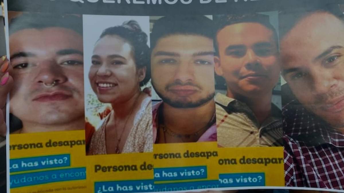 Los jóvenes desaparecidos